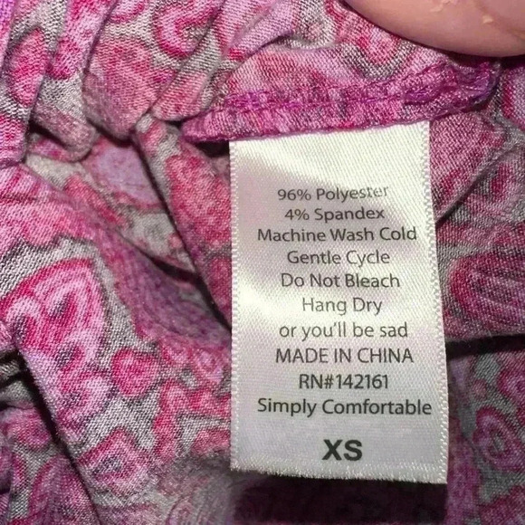 Lularoe XS grey & Fuchsia abstract floral Julia pencil dress. NWT . So pretty! - Picture 5 of 8